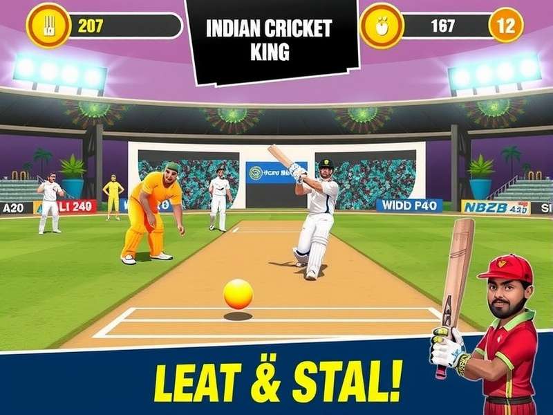 Indian Cricket King Game Screenshot